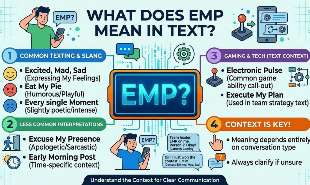 What Does EMP Mean in Text?