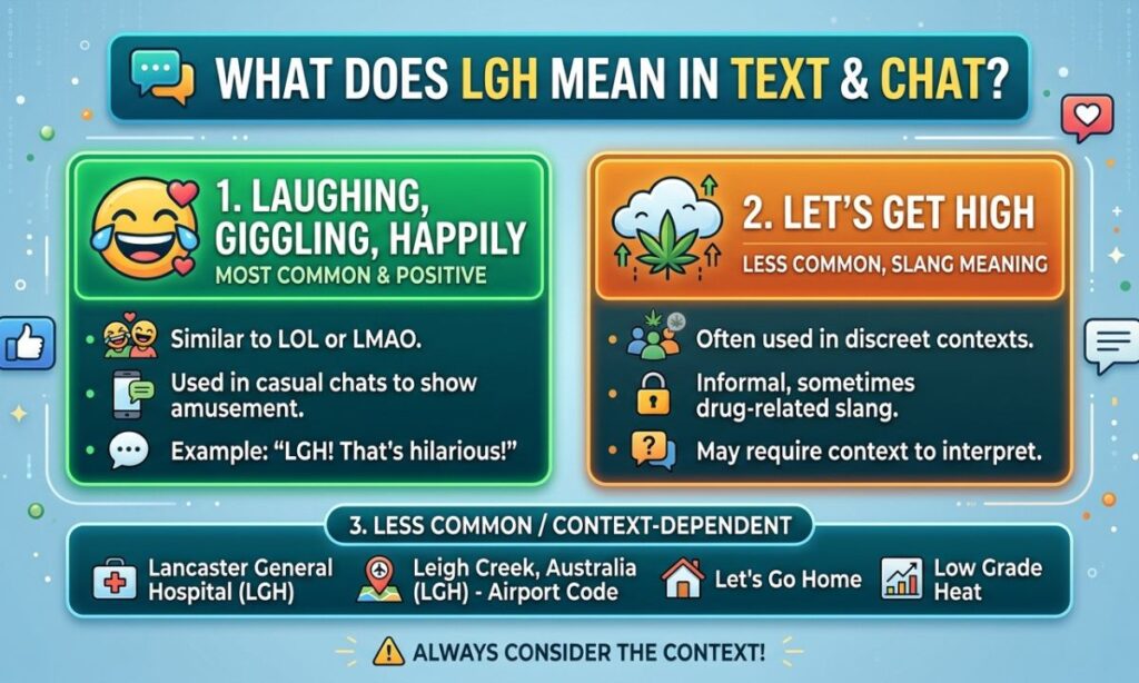 What Does LGH Mean in Text & Chat?
