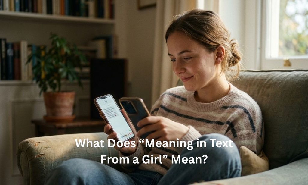 What Does “Meaning in Text From a Girl” Mean?