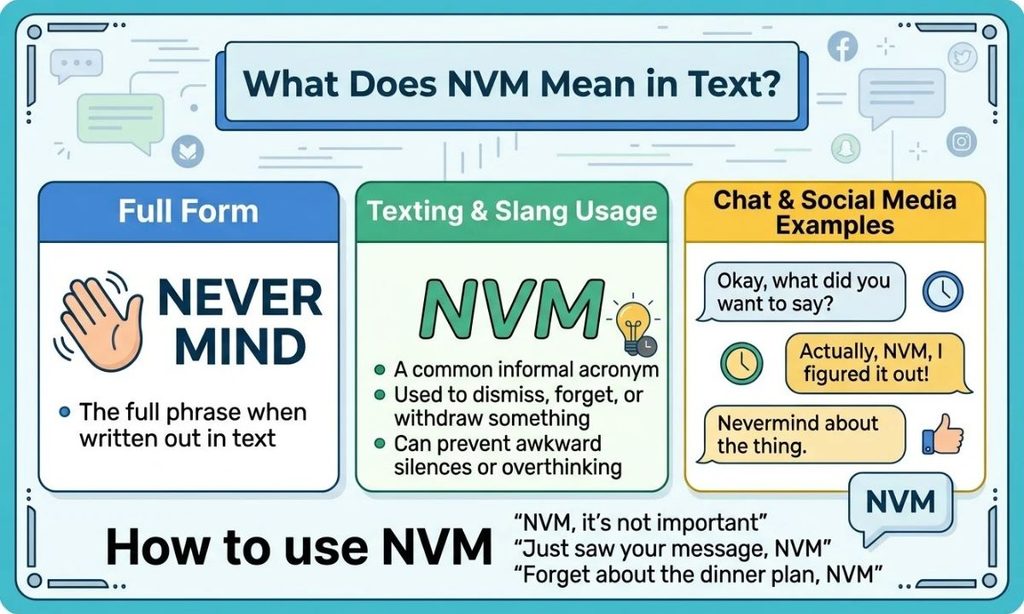 What Does NVM Mean in Text?
