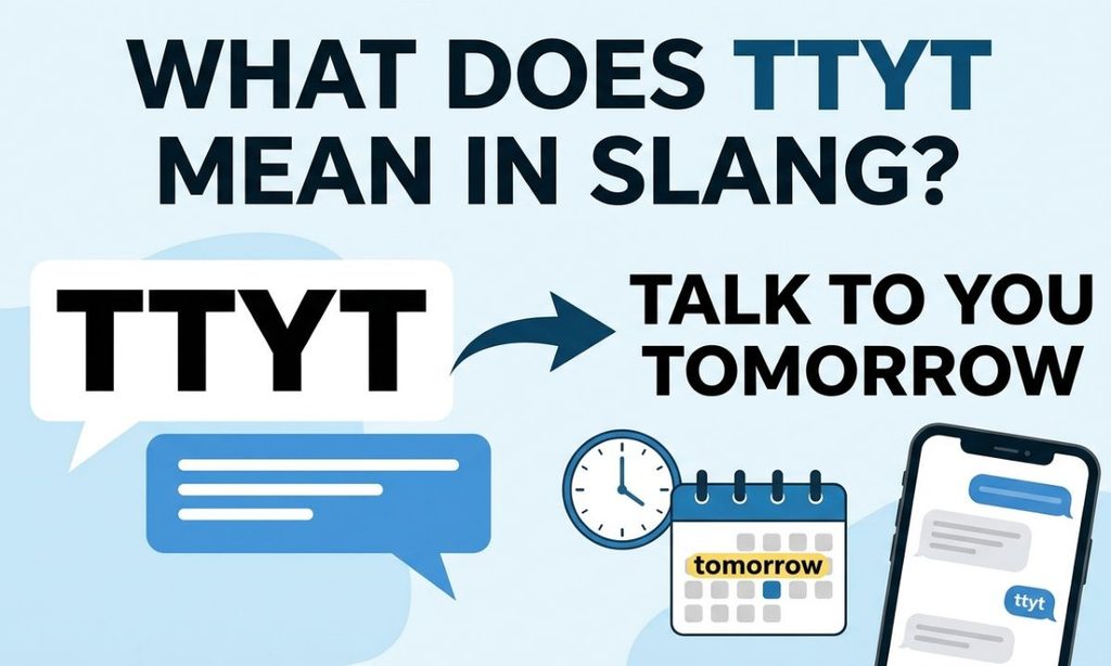 What Does TTYT Mean in Slang?