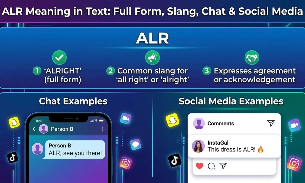 ALR Meaning in Text