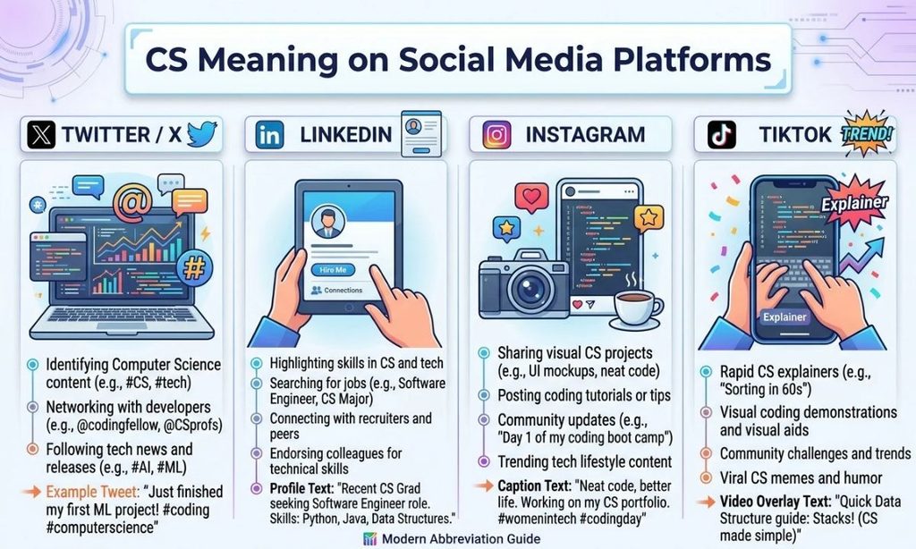 CS Meaning on Social Media Platforms