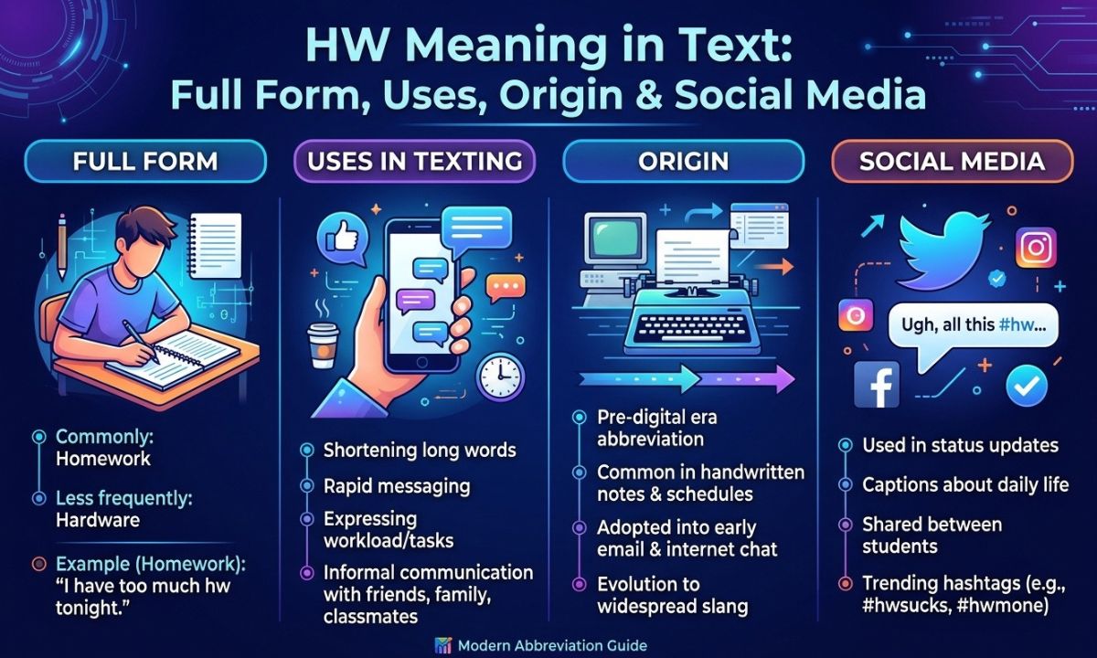 HW Meaning in Text