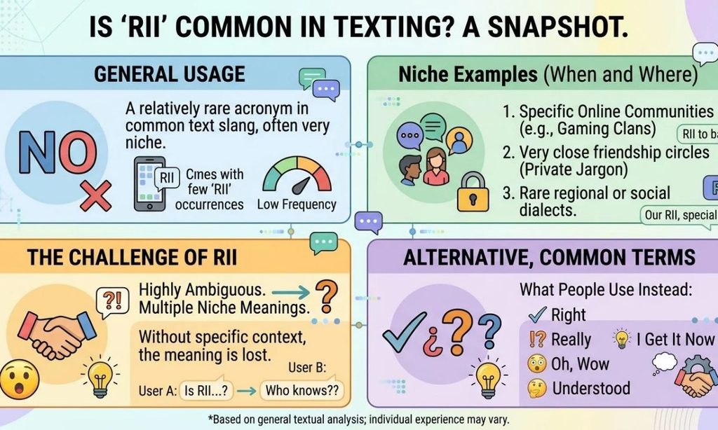 Is RII Commonly Used in Texting?