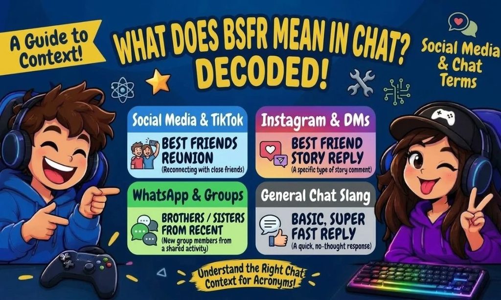 Meaning Of BSFR in Chat, WhatsApp, Instagram, and TikTok