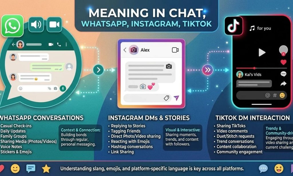 Meaning in Chat, WhatsApp, Instagram, TikTok