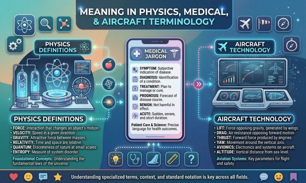 Meaning in Physics, Medical, and Aircraft Terminology