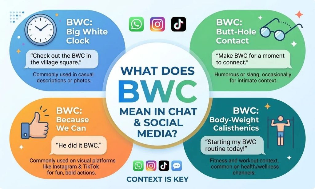 Meaning of BWC in Chat, WhatsApp, Instagram & TikTok