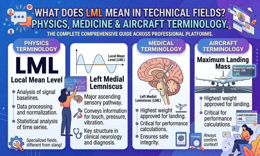 Meaning of LML in Physics, Medical, and Aircraft Terminology