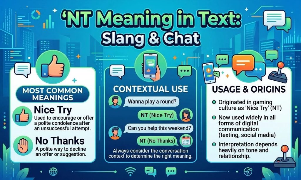 NT Meaning in Text Slang & Chat