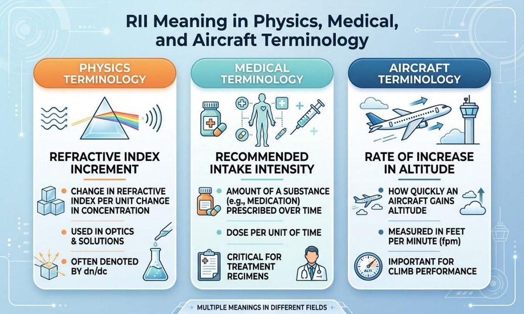 RII Meaning in Physics, Medical, and Aircraft Terminology