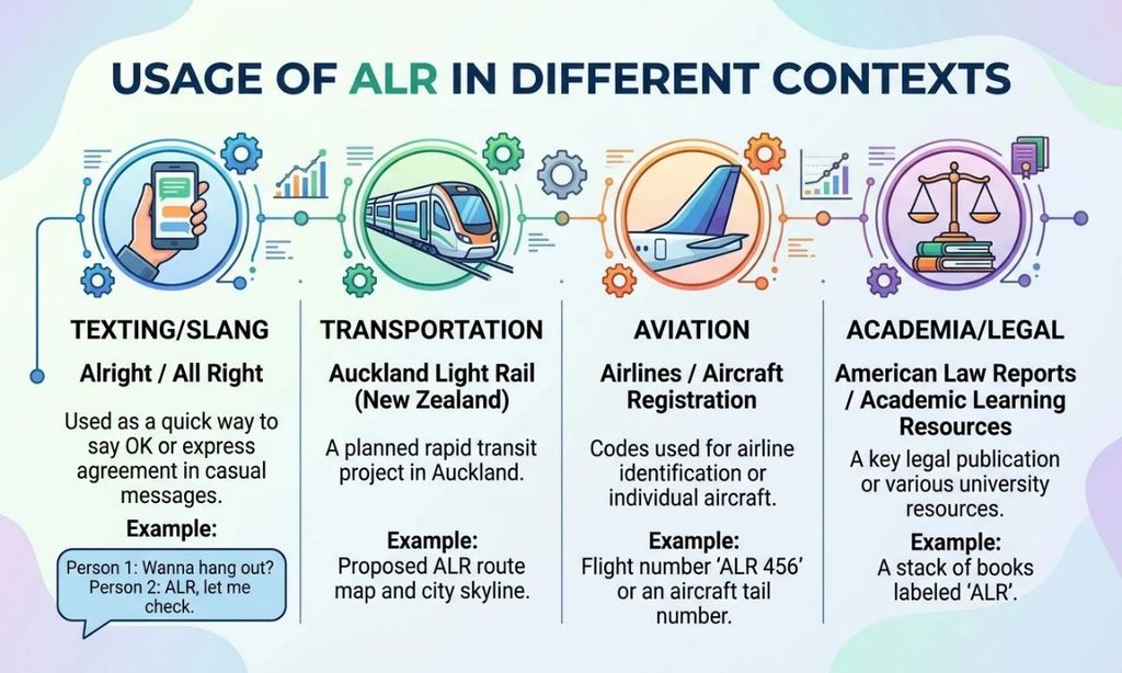 Usage of ALR in Different Contexts