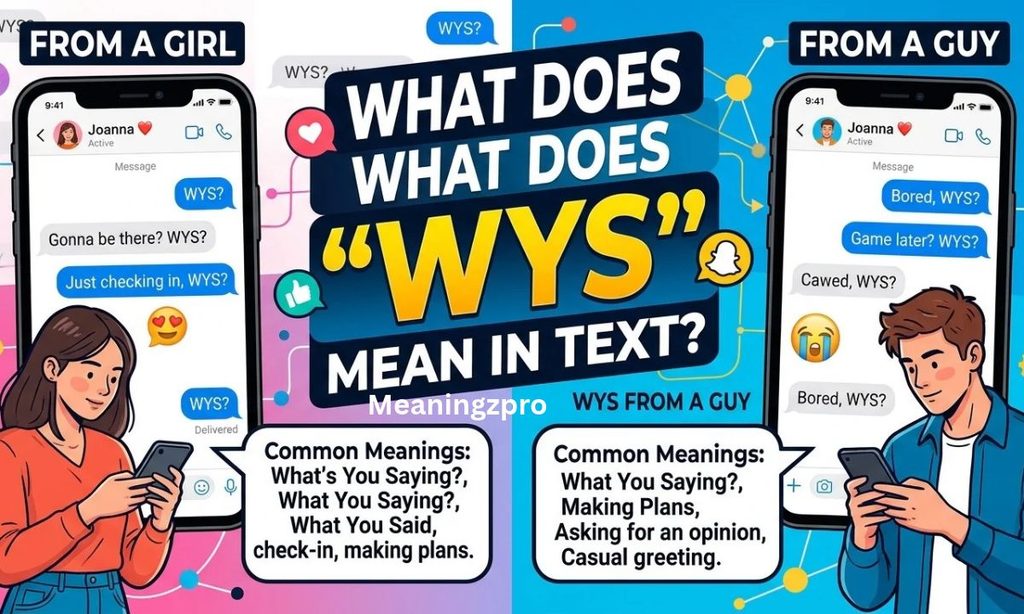 WYS meaning in text from a Girl & Guy