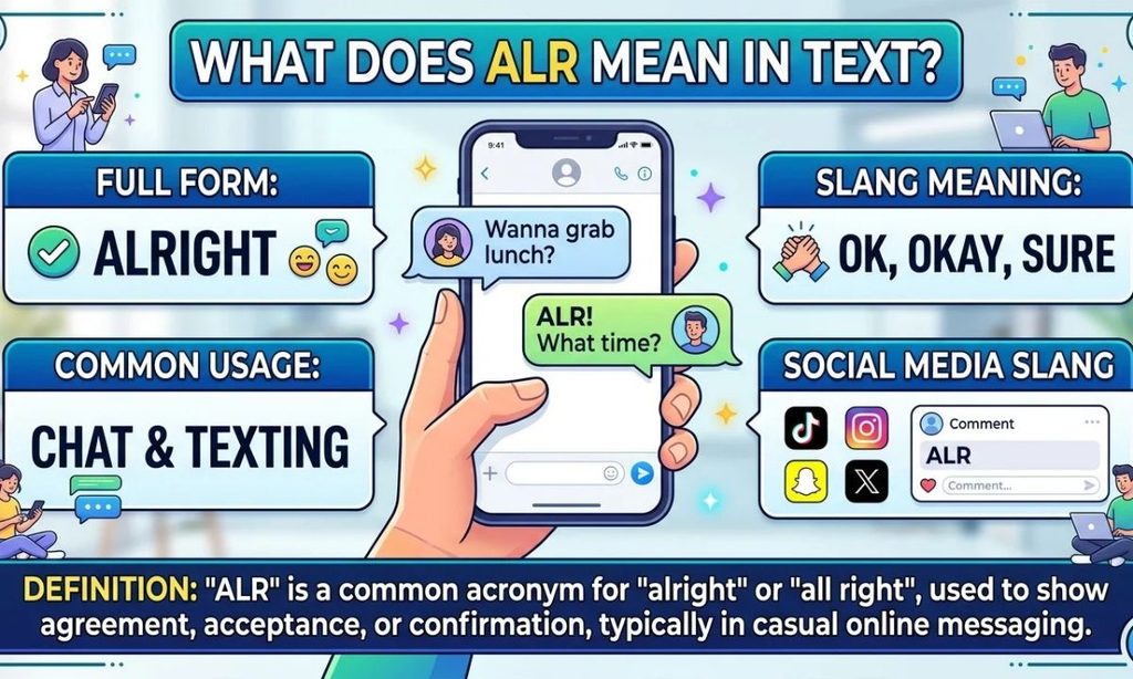 What Does ALR Mean in Text?