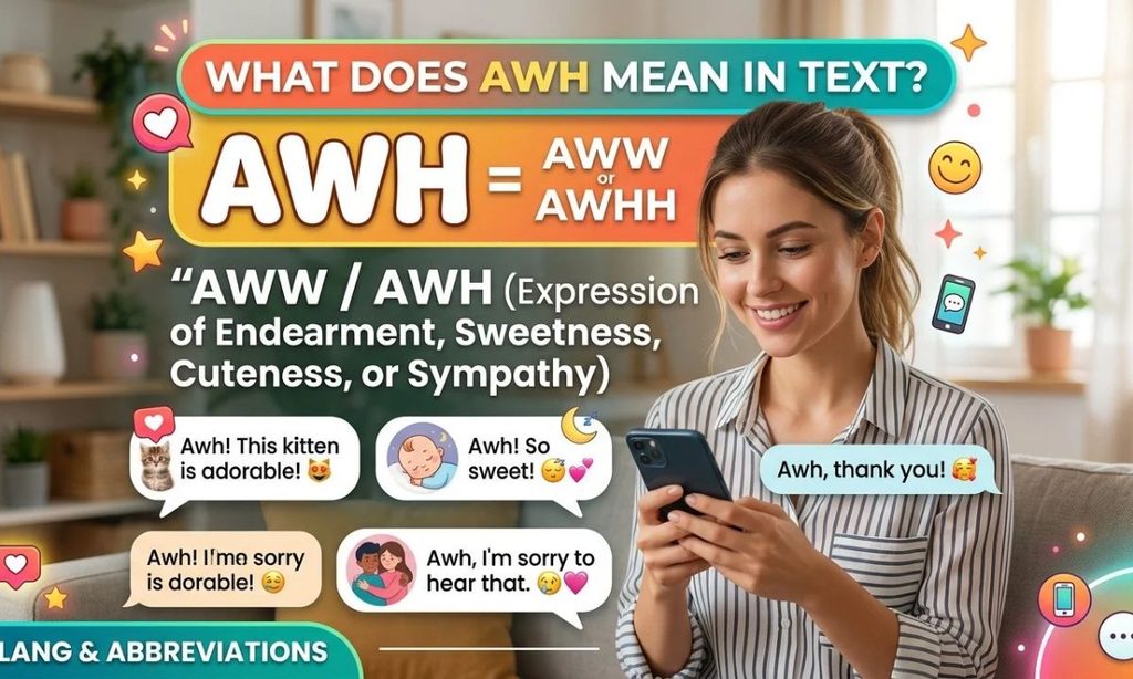 What Does AWH Mean in Text?