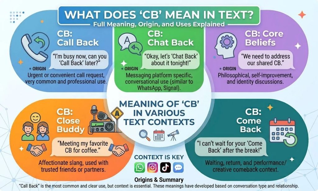 What Does CB Mean in Text?