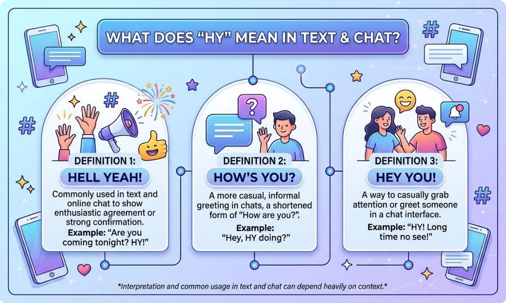 What Does HY Mean in Text & Chat?