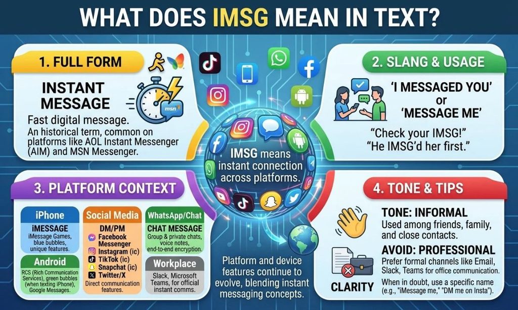 What Does IMSG Mean in Text?