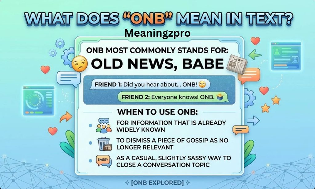 What Does ONB Mean In Text?