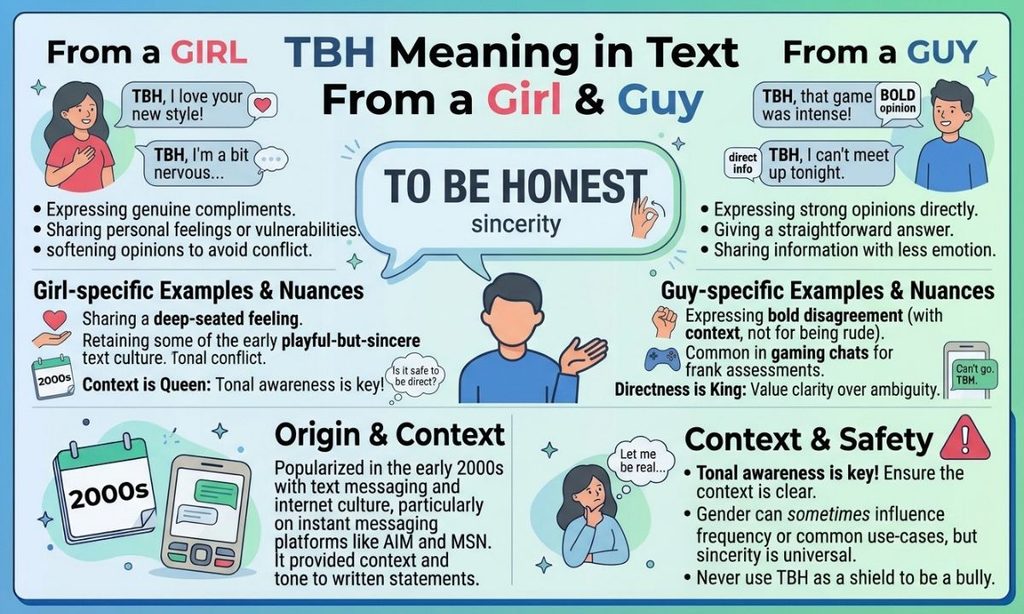 TBH Meaning in Text From a Girl & Guy