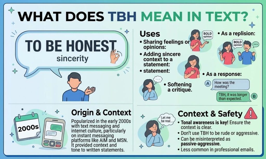 What Does TBH Mean in Text?