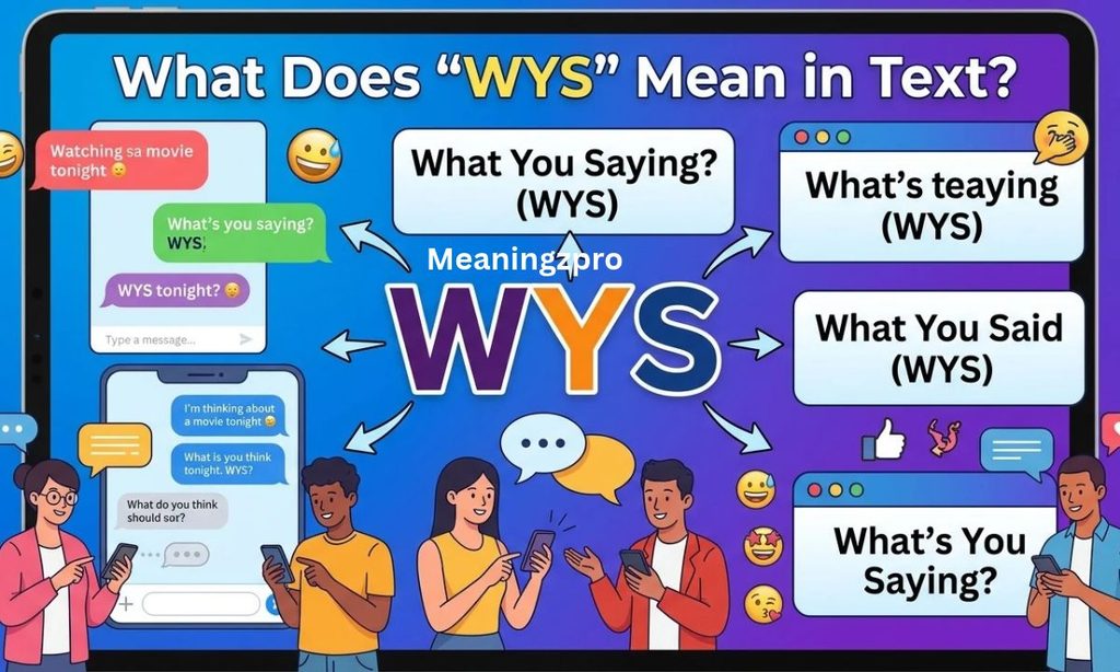 What Does “WYS " Mean in Text?